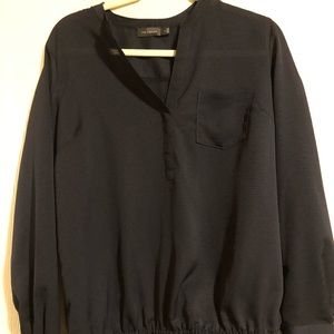 The Limited Navy Blouse